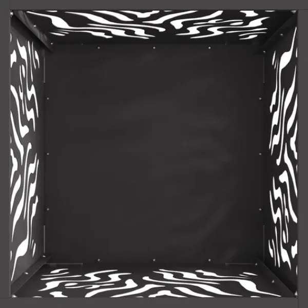 vidaXL Terrassevarmere>Bålsted Sort 40 x 40 x 40 cm Koldvalset stål