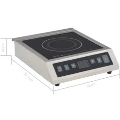 vidaXL elektrisk induktionskogeplade med touch-panel 3500 W - Varmeplader Sale