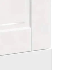 vidaXL låge til opvaskemaskine Porto 45x1,5x67 cm hvid højglans Best