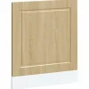 vidaXL låge til opvaskemaskine Porto 60x1,5x67 cm sonoma-eg