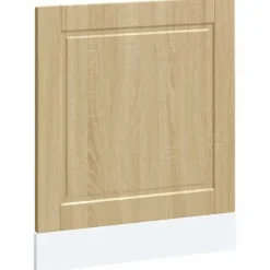 vidaXL låge til opvaskemaskine Porto 60x1,5x67 cm sonoma-eg
