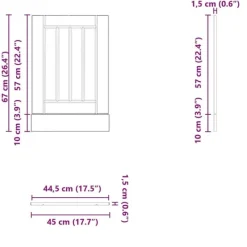 vidaXL opvaskemaskinepanel Lucca konstrueret træ grå sonoma Online