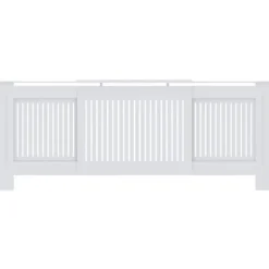 vidaXL radiatorskjuler 205 cm MDF hvid - Radiatorer – tilbehør Clearance