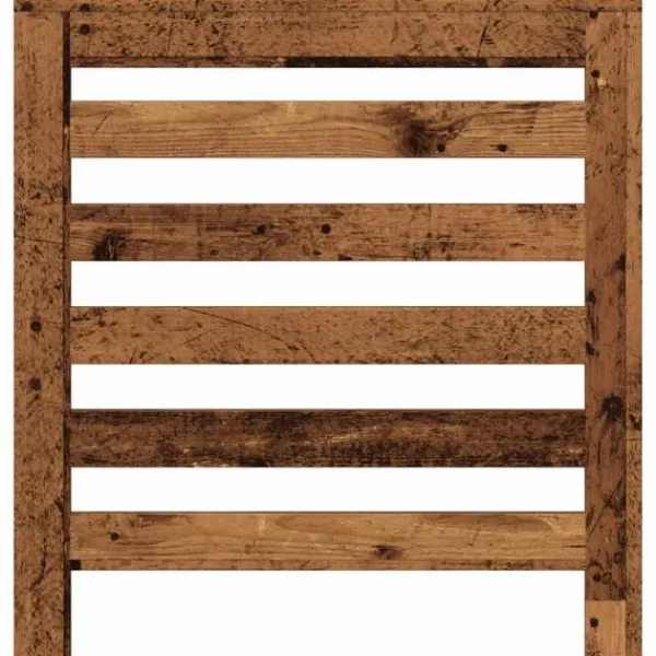 vidaXL Radiatorer>radiatorskjuler 78x20x82 cm konstrueret træ antikt træ