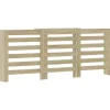 vidaXL Radiatorer>radiatorskjuler 205x21,5x83,5 cm konstrueret træ sonoma-eg