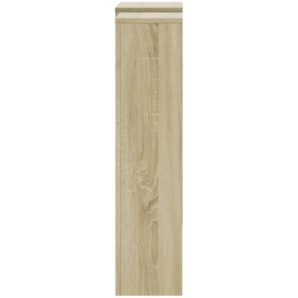 vidaXL Radiatorer>radiatorskjuler 205x21,5x83,5 cm konstrueret træ sonoma-eg