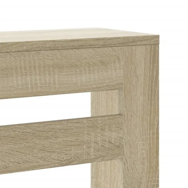vidaXL Radiatorer>radiatorskjuler 205x21,5x83,5 cm konstrueret træ sonoma-eg