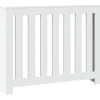 vidaXL radiatorskjuler 104x20x82 cm konstrueret træ hvid Online