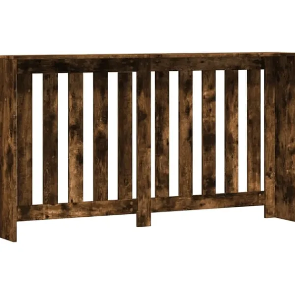 vidaXL Radiatorer>radiatorskjuler 149x20x82 cm konstrueret træ røget egetræsfarve