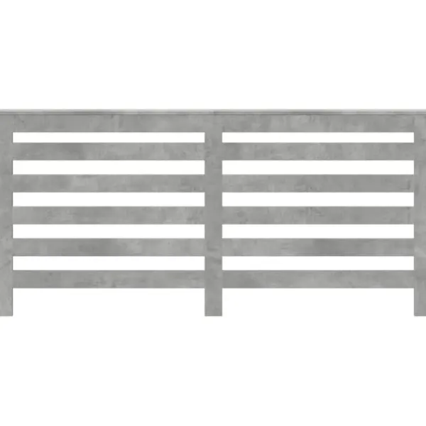 vidaXL radiatorskjuler 175x20x82 cm konstrueret træ betongrå Outlet