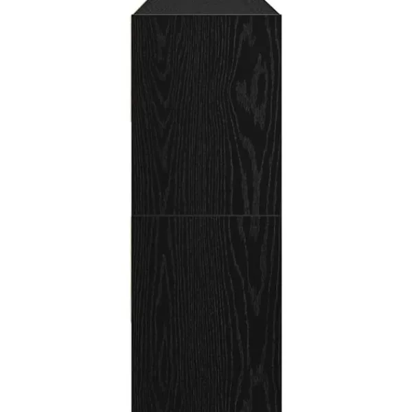vidaXL Tøj- & Garderobeopbevaring>skostativer stabelbare 2 stk. 89,5x30x40 cm sort-eg