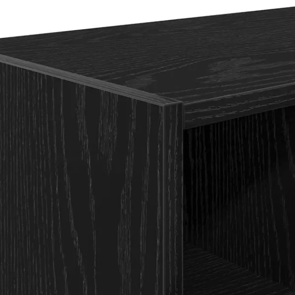 vidaXL Tøj- & Garderobeopbevaring>skostativer stabelbare 2 stk. 89,5x30x40 cm sort-eg