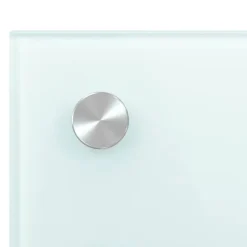 vidaXL stænkplader 2 stk. 70x40 cm hærdet glas hvid Clearance
