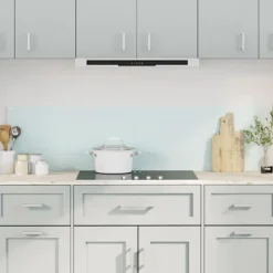 vidaXL Måtter & Gitter Til Køkkenvaske>stænkplader 2 stk. 80x60 cm hærdet glas hvid