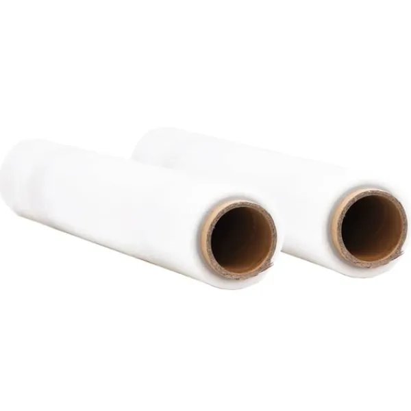 vidaXL Strækfilm 2 stk gennemsigtige 30 μm 50 cm x 300 m Best