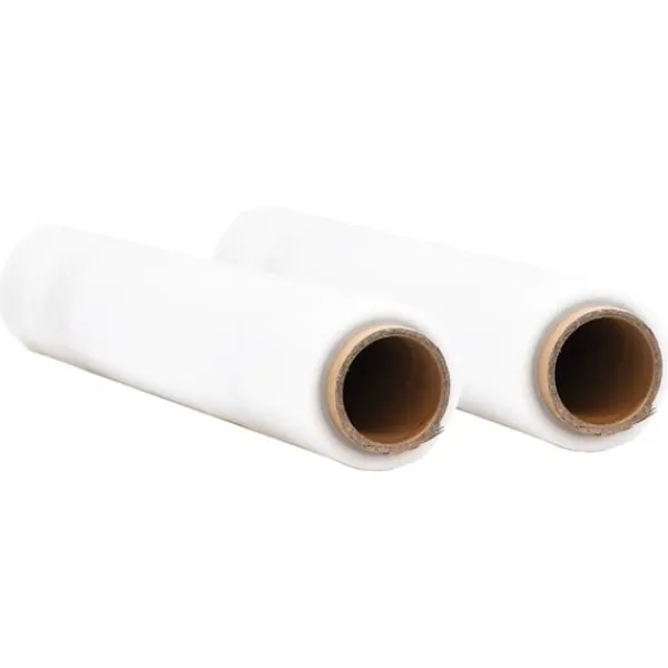 vidaXL Strækfilm 2 stk gennemsigtige 20 μm 50 cm x 150 m Hot