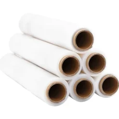 vidaXL Madfolie>Strækfilm 6 stk gennemsigtige 30 μm 50 cm x 300 m