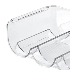 Vinarrangør Stabelbar Plastik Transparent Vandbjørneflaskeholder Til Hjemmets Fremvisning 3 Flasker Transparent Best