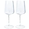 Vinbægre 2 stk STRIPE POLAR H23,7cm 550ml, gennemsigtigt glas Online