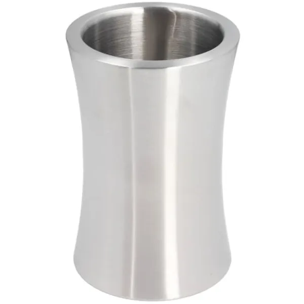 Vinhink 2L Kapacitet Silver Smal form Modern stil Dubbel vinflaska kylare i rostfritt stål för bar Clearance