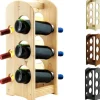 Vinhylde med håndtag RW-9-6 /6 flasker/ Naturlig Sale