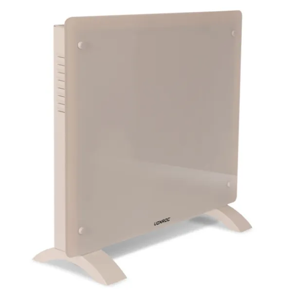 Vonroc Radiator - Elradiator | Glas | Luksus | 1000W | WIFI - Smartapp styring | Op til 12m² | Beige Discount