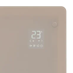 Vonroc Radiator - Elradiator | Glas | Luksus | 1000W | WIFI - Smartapp styring | Op til 12m² | Beige Discount