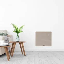Vonroc Radiator - Elradiator | Glas | Luksus | 1000W | WIFI - Smartapp styring | Op til 12m² | Beige Discount