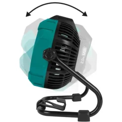 Vonroc Ventilator 20V – hybrid akku og strøm drevet | Solo | Ekskl. akku og oplader - Inkl. adapter Discount