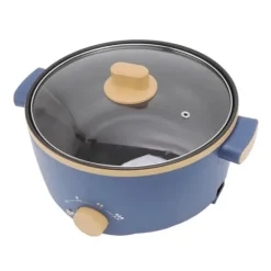 800W elektrisk spis 2,5L 3 hastighetskontroll Enkellagers multifunktionell elektrisk grytkokare UK-kontakt 220V Online