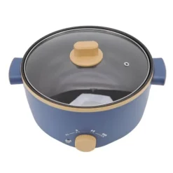 800W elektrisk spis 2,5L 3 hastighetskontroll Enkellagers multifunktionell elektrisk grytkokare UK-kontakt 220V Online