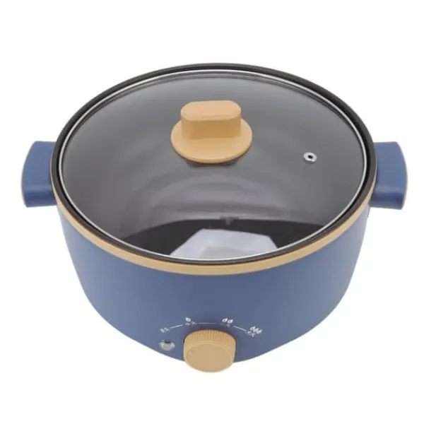 800W elektrisk spis 2,5L 3 hastighetskontroll Enkellagers multifunktionell elektrisk grytkokare UK-kontakt 220V Online