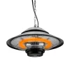 1500W loftvarmer, IP44, fjernbetjening Outlet
