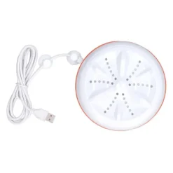 Vaskemaskiner>27W mini ultraljudstvätt USB 50 sekunder omvänd rengöringscirkel 30 min självavstängning Turbintvättmaskin för hemmet