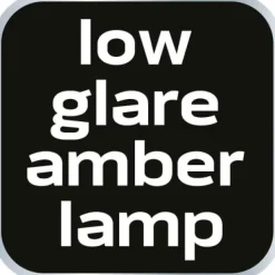2000W radiator, IP65, varmeelement med lav blænding og ravfarvet lampe Hot