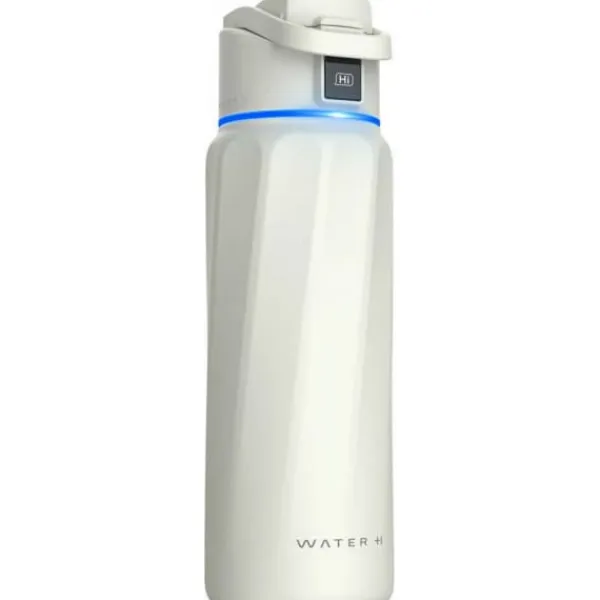 Beholdere Til Mad & Drikkevarer>WaterH BOOST Chug Lid smart vandflaske, 946 ml, hvid