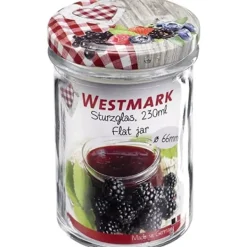 Honningkrukker>Westmark syltetøjsglas i glas 230 ml 6,6 cm