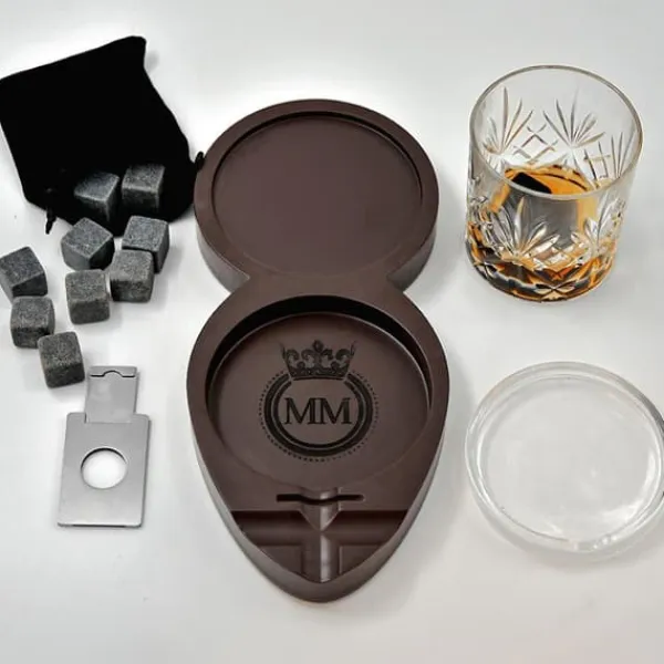 Whiskysten>Whiskey & Cigar Tray, Mikamax