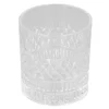 Whiskyglas 300 ml Livsmedelsklassat hållbart glas snidat mönster Ofta använt bourbonglas för whiskykaffe te Discount