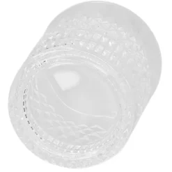 Whiskyglas 300 ml Livsmedelsklassat hållbart glas snidat mönster Ofta använt bourbonglas för whiskykaffe te Discount