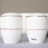 Wilmax salt- & peberstrøere i porcelæn, Diamond