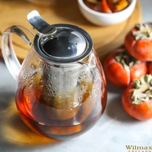 Wilmax tekande i glas 600 ml med stålsi, komfursikker Sale