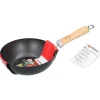 Gryder, Stegepander Og Kasseroller>Wokpande 20,5 cm med træhåndtag og keramisk non-stick belægning