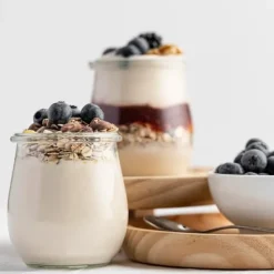 12x Glaskrukker Krukker Beholdere Kopper Yoghurtkopper Desserter 130ml Discount