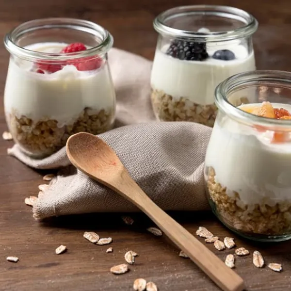 Opbevaringsdåser>12x Glaskrukker Krukker Beholdere Kopper Yoghurtkopper Desserter 200ml