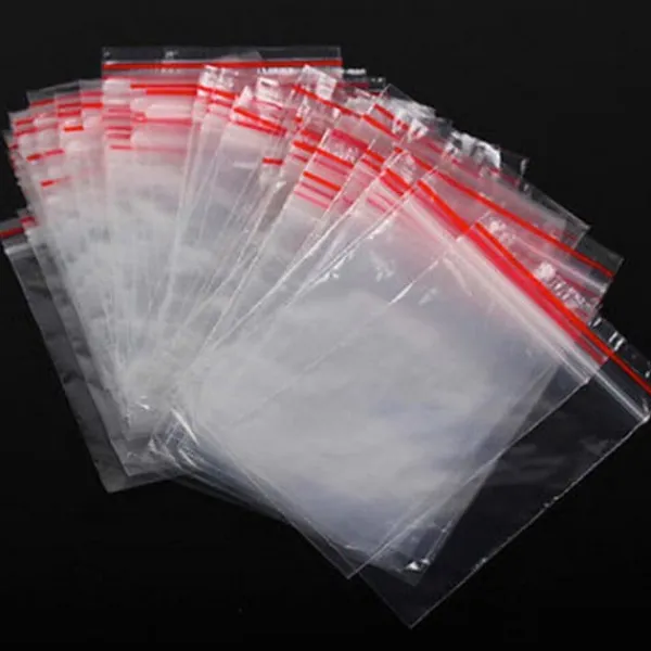 Madopbevaringsposer>100x Ziplock Tasker - 10 x 15 cm