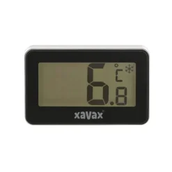 Xavax digitalt termometer til køleskab, fryser og kummefryser, sort Hot