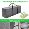 125x32x50cm，Opbevaringspose til havepuder，Ikke-vævet materiale af høj kvalitet, Støvtæt, fugttæt, anti-fading Sale